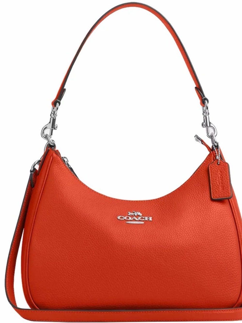Coach Teri Hobo Bag in Deep Orange